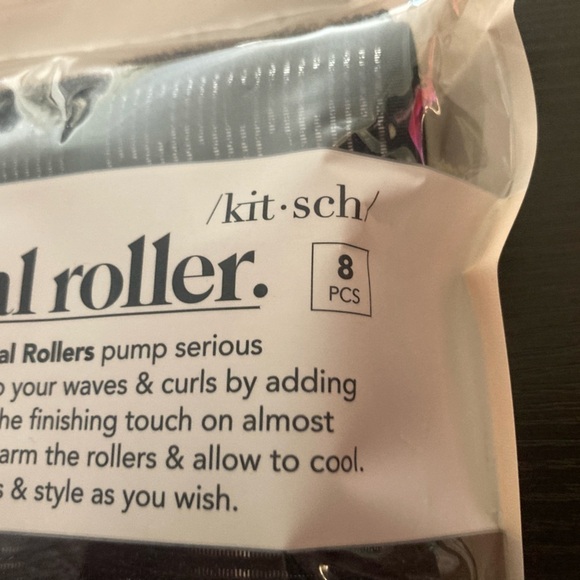 Kitsch Ceramic Thermal Rollers - Black 8 piece . New in package. See pics - Picture 3 of 6